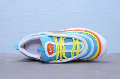 Air Max 97 White-BlueYellow Orange