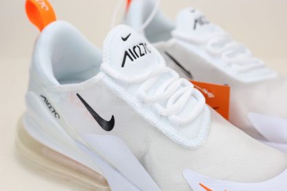 Nike Air Max 270 Summer White Total Orange small swoosh