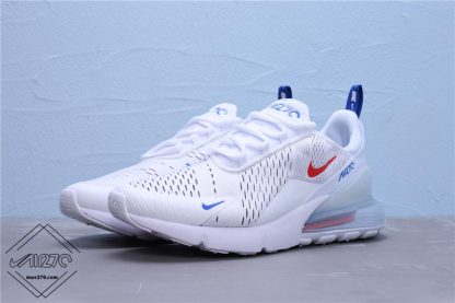 Nike Air Max 270 White Royal Red CD7338 100 2019 Shoes