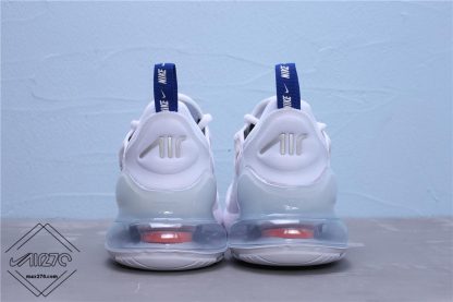 Nike Air Max 270 White Royal Red heel