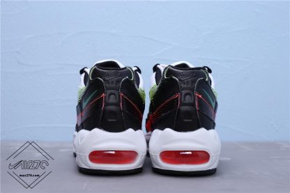 Nike Air Max 95 Retro Future Black Volt Red heel