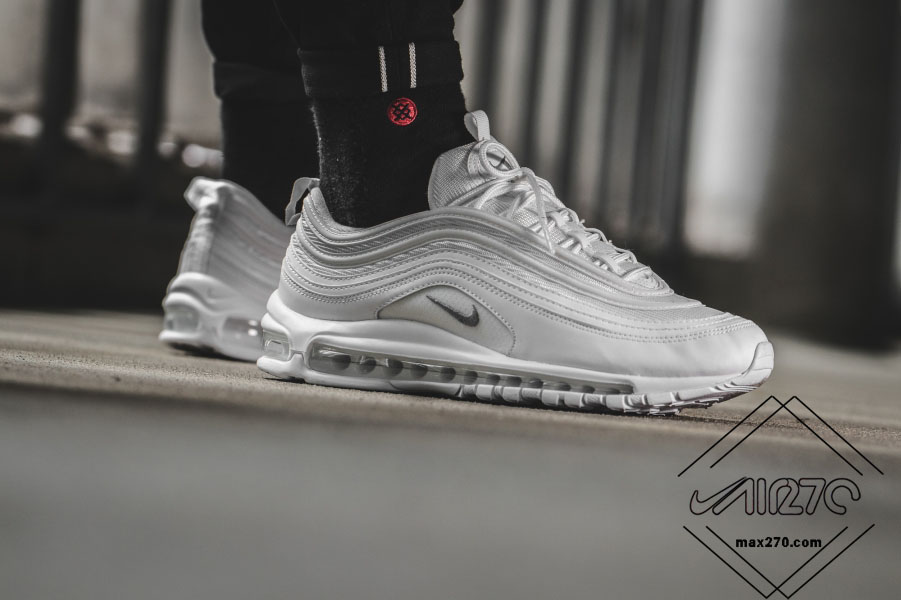 Nike Air Max 97 In White Sneaker on feet