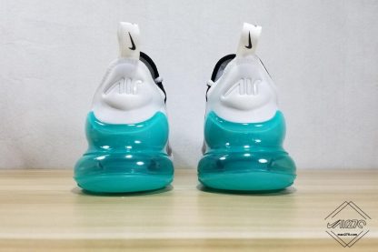 GS Air Max 270 Platinum Hyper Jade heel