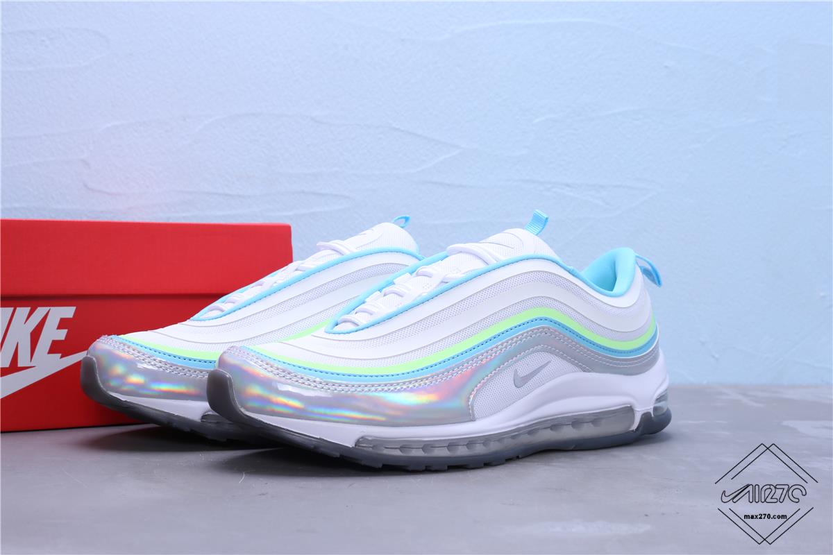 Mens womens size Nike Air Max 97 Iridescent light blue