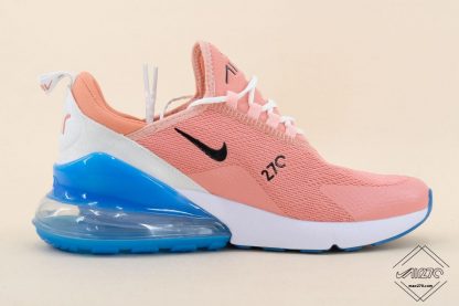 Nike Air Max 270 Flyknit Coral StardustRoyal Blue
