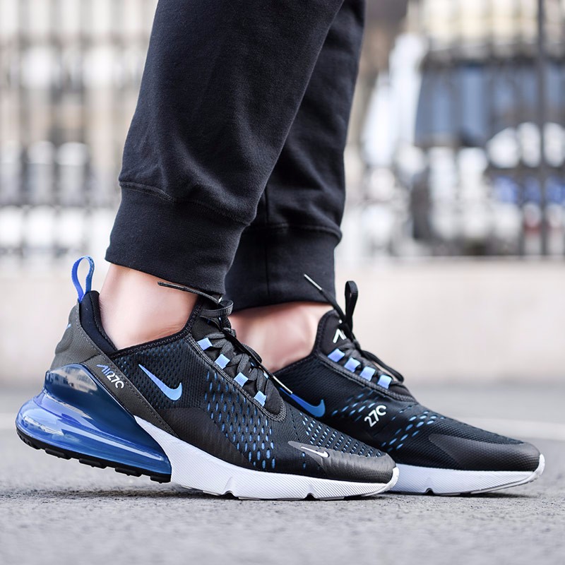 Nike Air Max 270 Liquid Metal Black Photo Blue Fury