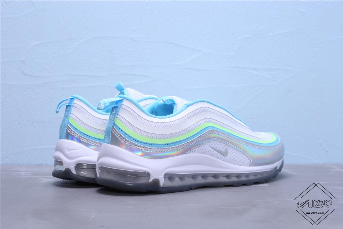 Mens womens size Nike Air Max 97 Iridescent light blue