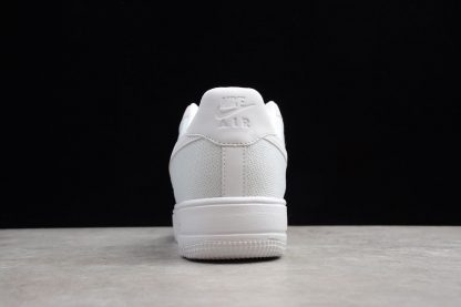 Air Force 1 Flyknit Low 2.0 White Pure Platinum heel