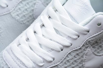 Air Force 1 Flyknit Low 2.0 White Pure Platinum shoelaces