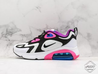 Air Max 200 White Hyper Pink Black