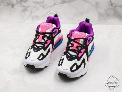 Air Max 200 White Hyper Pink tongue