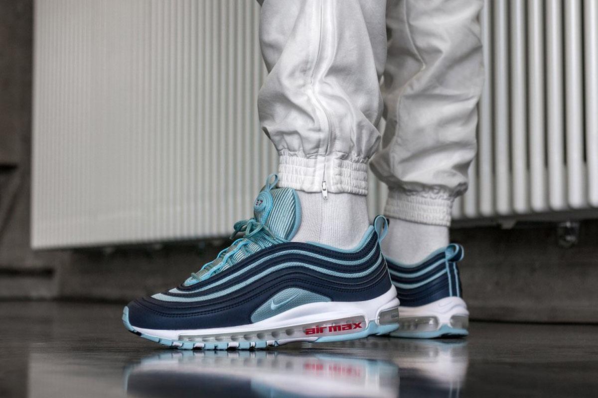 Air Max 97 Premium Ocean Bliss on feet