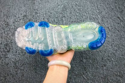 Air VaporMax 2019 Racer Blue Hyper Jade Volt Glow sole