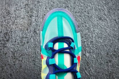 Air VaporMax 2019 Racer Blue Hyper Jade Volt Glow toe