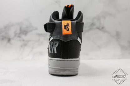 Nike Air Force 1 High Chainlink Swoosh Black heel