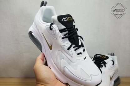 Nike Air Max 200 White Metal Gold for sale