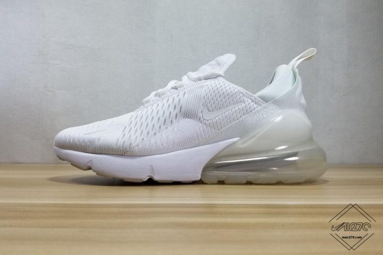 mens nike air max 270 triple white