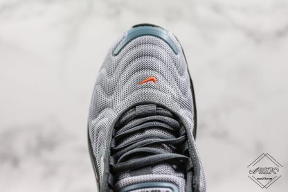 Nike Air Max 720 Cool Grey Bright Crimson toe