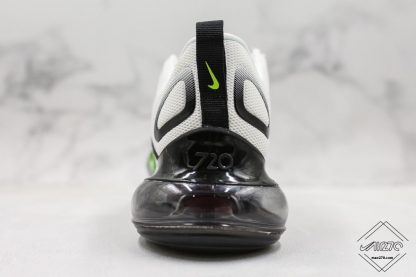 Nike Air Max 720 White Volt-Black heel