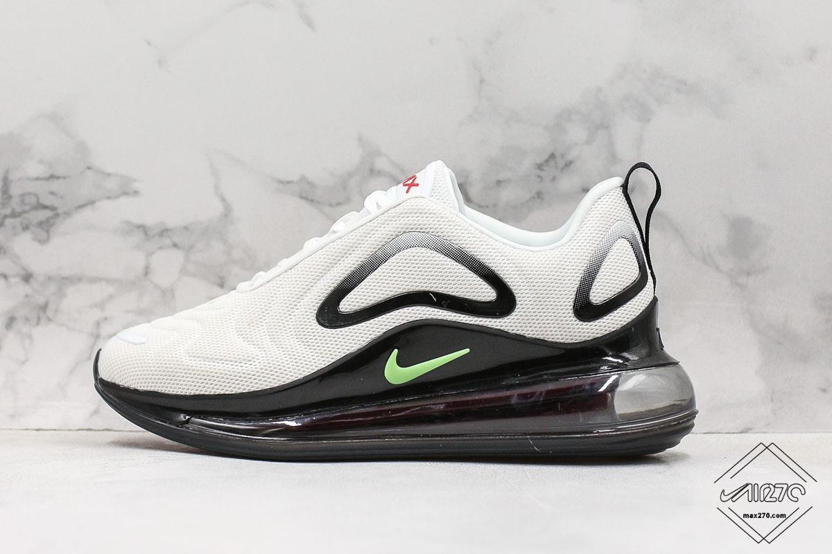 Mens WomenNike Air Max 720 White Volt-Black