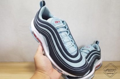 Nike Air Max 97 Premium Ocean Bliss Dark Obsidian on hand