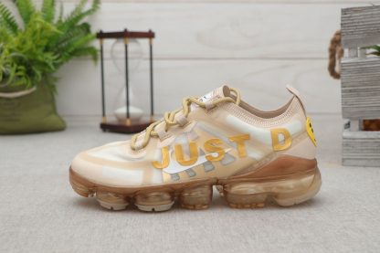 Nike Vapormax 2019 Customized Crystals Cream Gold