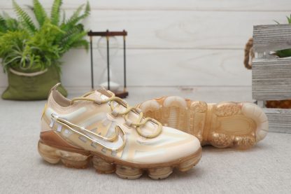 Nike Vapormax 2019 Customized Crystals Cream Gold for sale