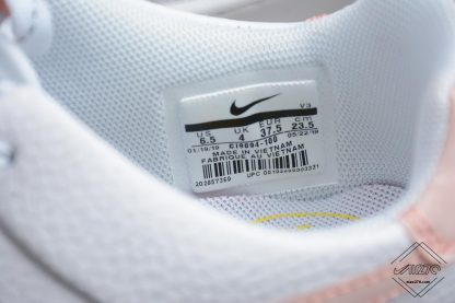 W Nike Air Force 1 Sage Low White Pale Pink tag