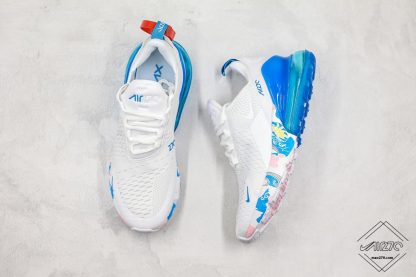 Air Max 270 White Royal Blue Graffiti Hawaii