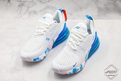 Air Max 270 White Royal Blue Graffiti Hawaii sneaker