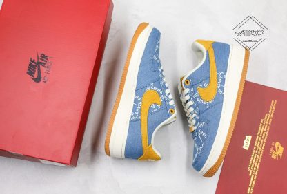Leevi's X Nike By You Air Force 1 LTX Denim with box