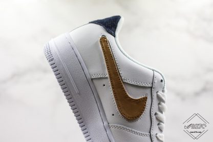 Nike Air Force 1 07 L-V.8 3 White Vachetta Tan swoosh