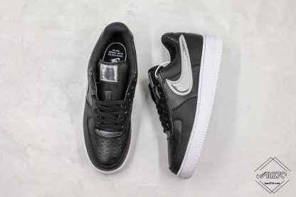 Nike Air Force 1 Low Oversized Swoosh Black White shoes