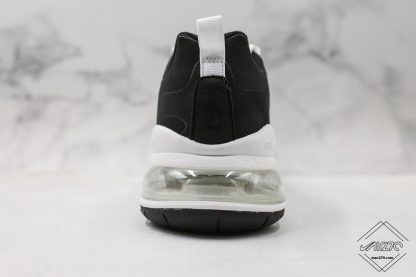 Nike Air Max 270 React Black White heel