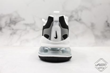 Nike Air Max 270 React White Grey Black heel