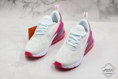 Nike Air Max 270 White Aluminum Grey-Pink for sale