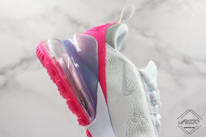 Nike Air Max 270 White Aluminum Grey-Pink sole