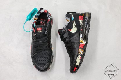 Nike Air Max 270 X Vapormax Flyknit Black Colorful sneaker