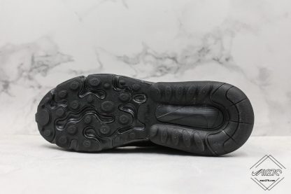 Nike Air Max React 270 Triple Black sole