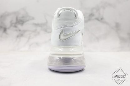 Nike Air More Uptempo 720 All White heel