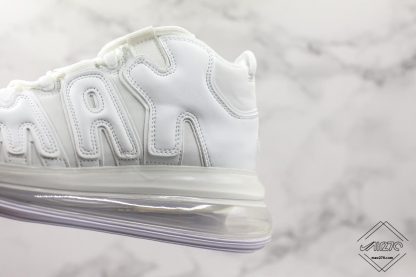 Nike Air More Uptempo 720 All White sidewall