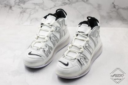 Nike Air More Uptempo 720 White Chrome AIR front look