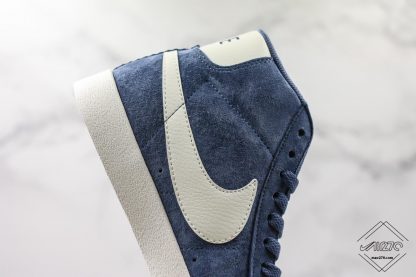 Nike Blazer Mid Vintage Suede Blue White big swoosh
