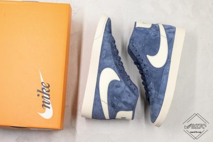 Nike Blazer Mid Vintage Suede Blue White shoes