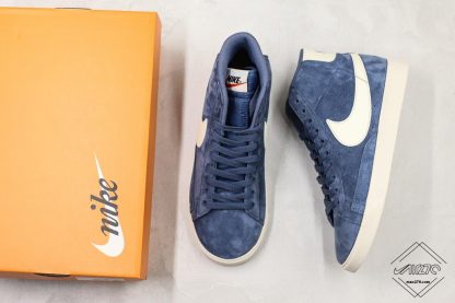 Nike Blazer Mid Vintage Suede Blue White sneaker