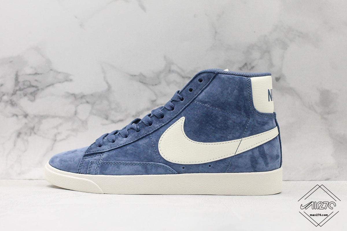 blue suede nikes