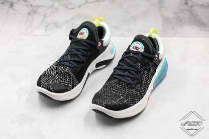 Nike Joyride Run Flyknit Black White- Racer Blue shoes