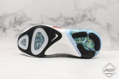 Nike Joyride Run Flyknit Black White- Racer Blue sole