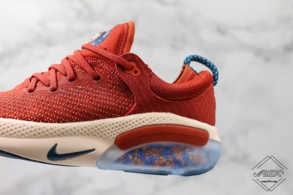 Nike Joyride Run Flyknit Cinnabar Red Blue beads