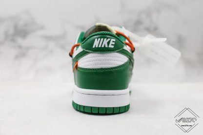 Off-White Nike SB Dunk Low Pine Green heel